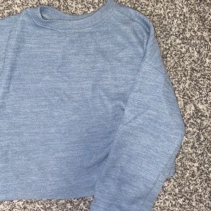 Cropped Long Sleeve Sweater